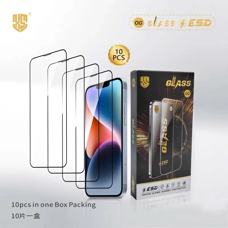 ( โรงงานขายส่ง จัดส่งทันที)OGฟิล์มกระจกเต็มจอ งาน สำหรับ iPhone X/XS/11 Pro 12 13 14 15 16 17Pro Max thumbnail 5