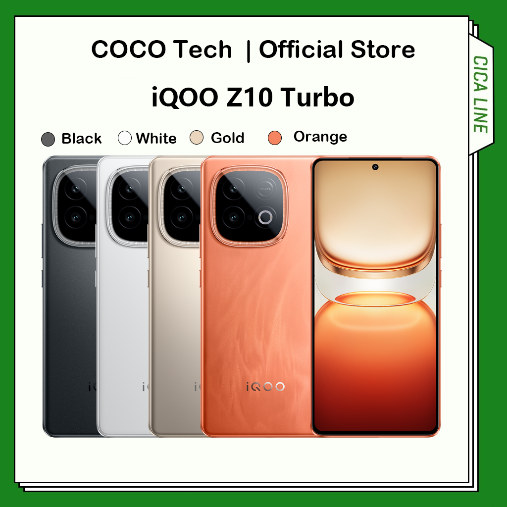 iQOO Z10 Turbo โทรศัพท์มือถือ ไอคูล Mediatek Dimensity 8400 7620 mAh 90W จอ1.5K รีเฟรชเรท 144Hz