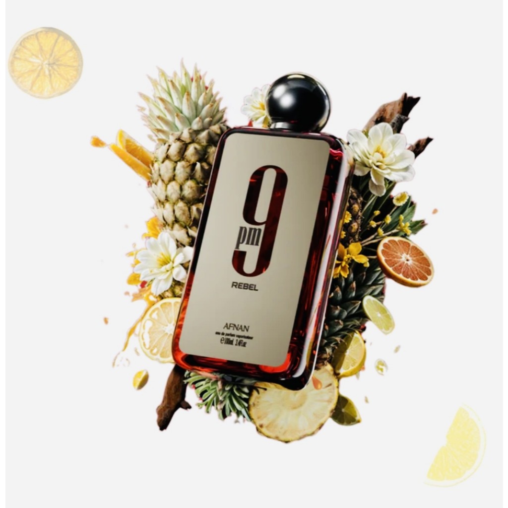 ร้านบัง น้ำหอมอาหรับตัวท็อป 9 pm Rebel (แดง) ผู้ชาย ขวดใหญ่