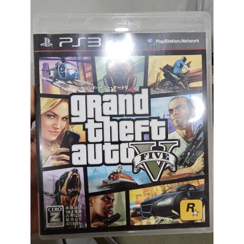 แผ่นแท้ ps3 gta v ใช้งานปกติ แผ่นสวย