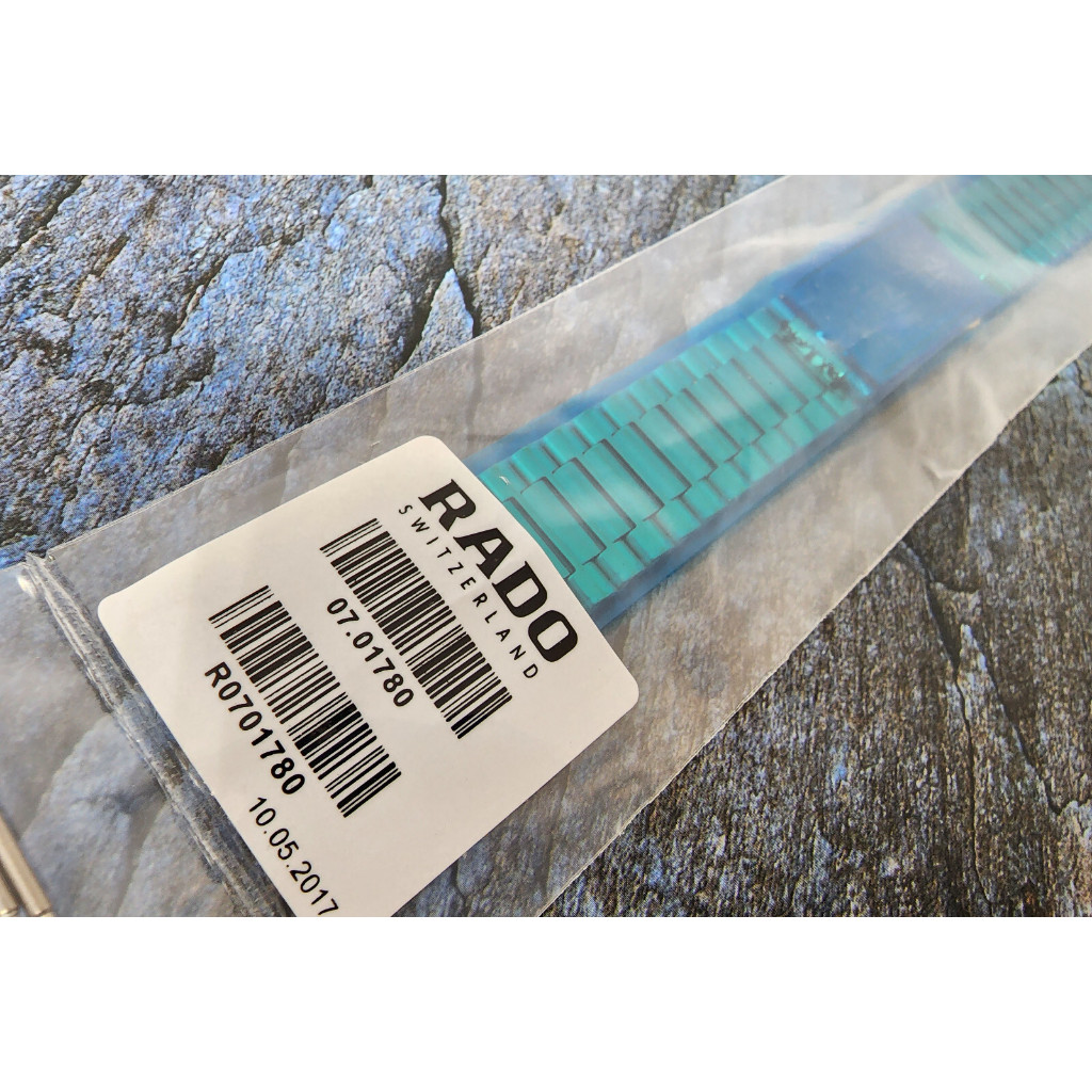 สายนาฬิกา สาย rado diastar สีทอง 18mm แท้ Original เก่าเก็บ ฝากดข้างรุ่นใหม่ พร้อมสปริงบาร์ในแพ็ค