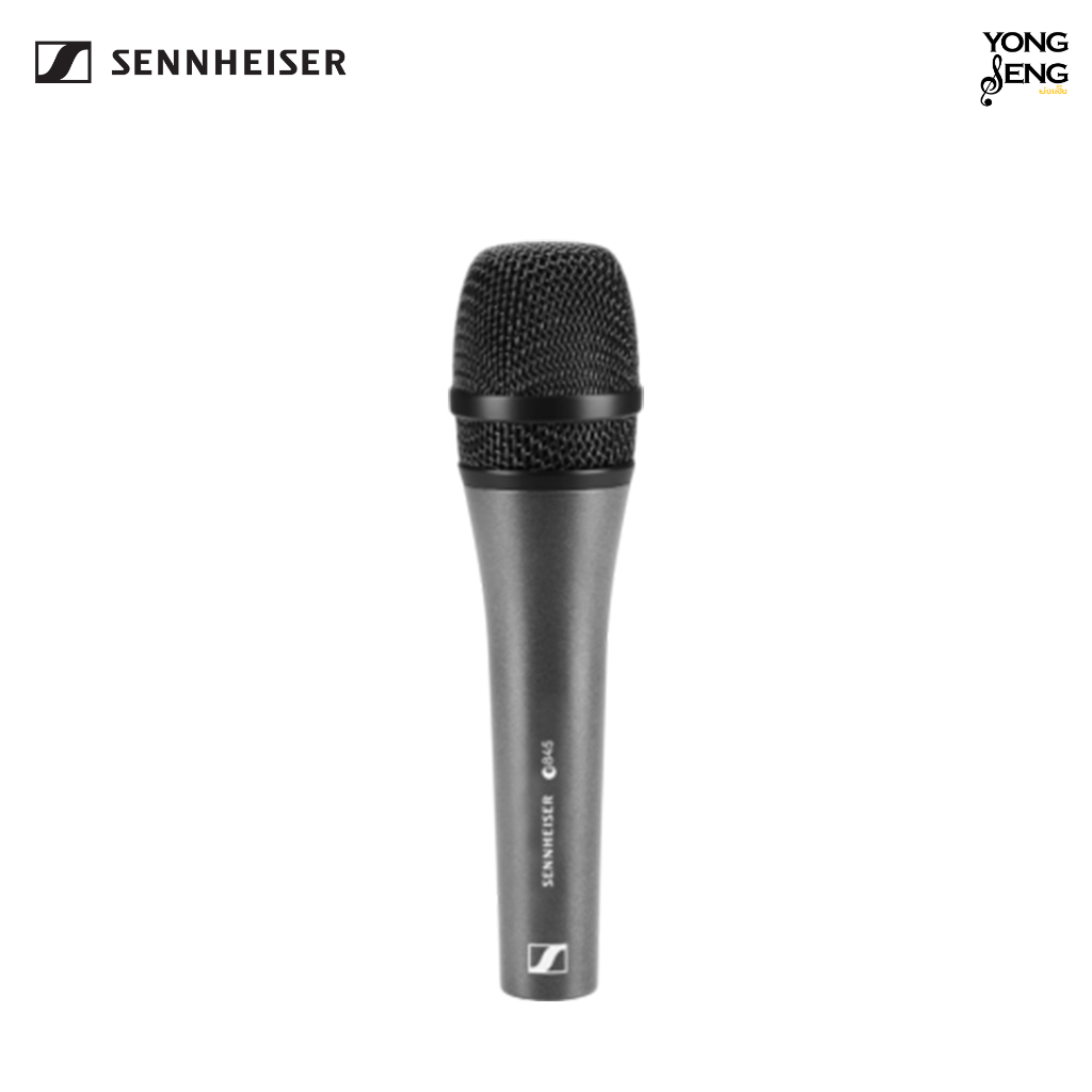 Sennheiser ไมค์โครโฟน ไมค์ไดนามิก รุ่น e845 , e845S Dynamic Vocal Mic, Super-Cardioid ไมโครโฟนไดนามิ