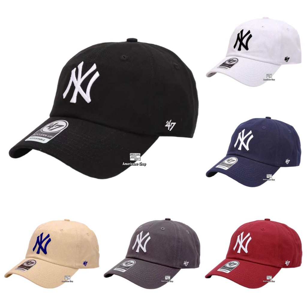หมวกแก๊ปNY47 Cap แฟชั่นเกาหลี ใส่กันแดด มีหลายสีให้เลือก งานคุณภาพ 100% (ส่งจากไทย)