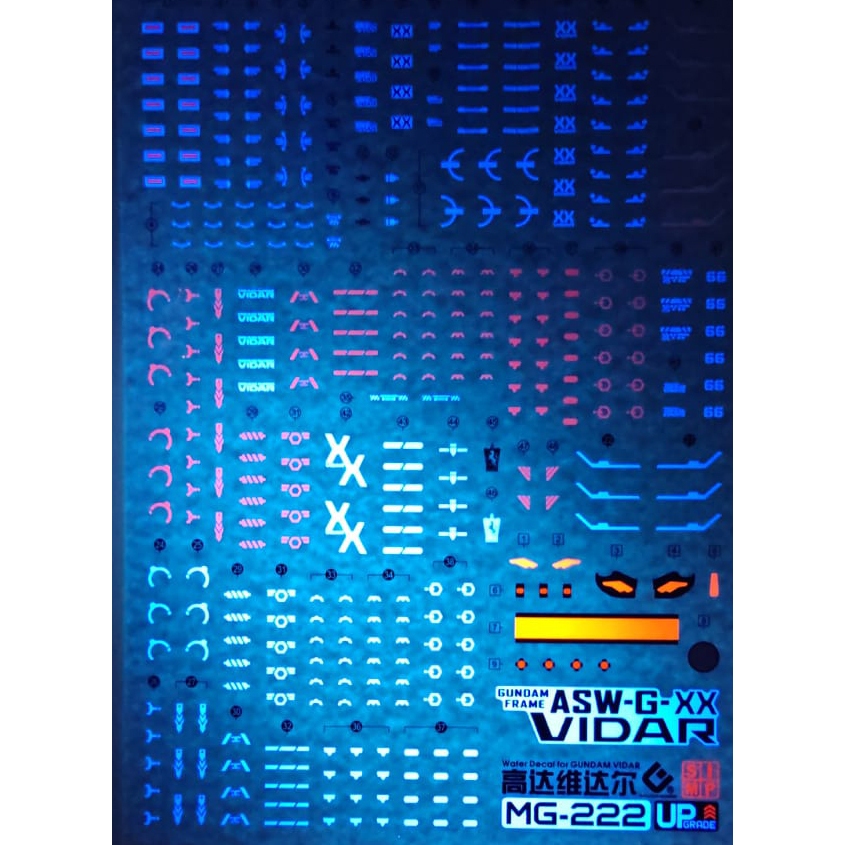 Monster Water Slide Decal MG Vidar Gundam