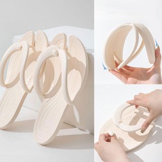 รองเท้าไผ่แบบพับจากวัสดุ EVA · พกพา่ง่าย · ใช้ได้ทั้งการเดิน…