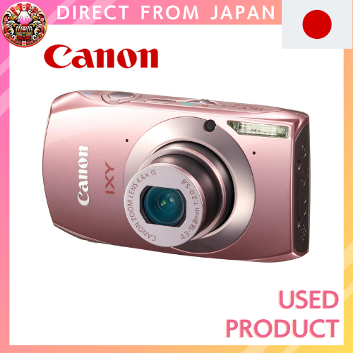 【Used】Canon Digital Camera IXY32 Pink IXY32S(PK) 12.1 megapixels 4.4x optical zoom 3.2” wide touch p