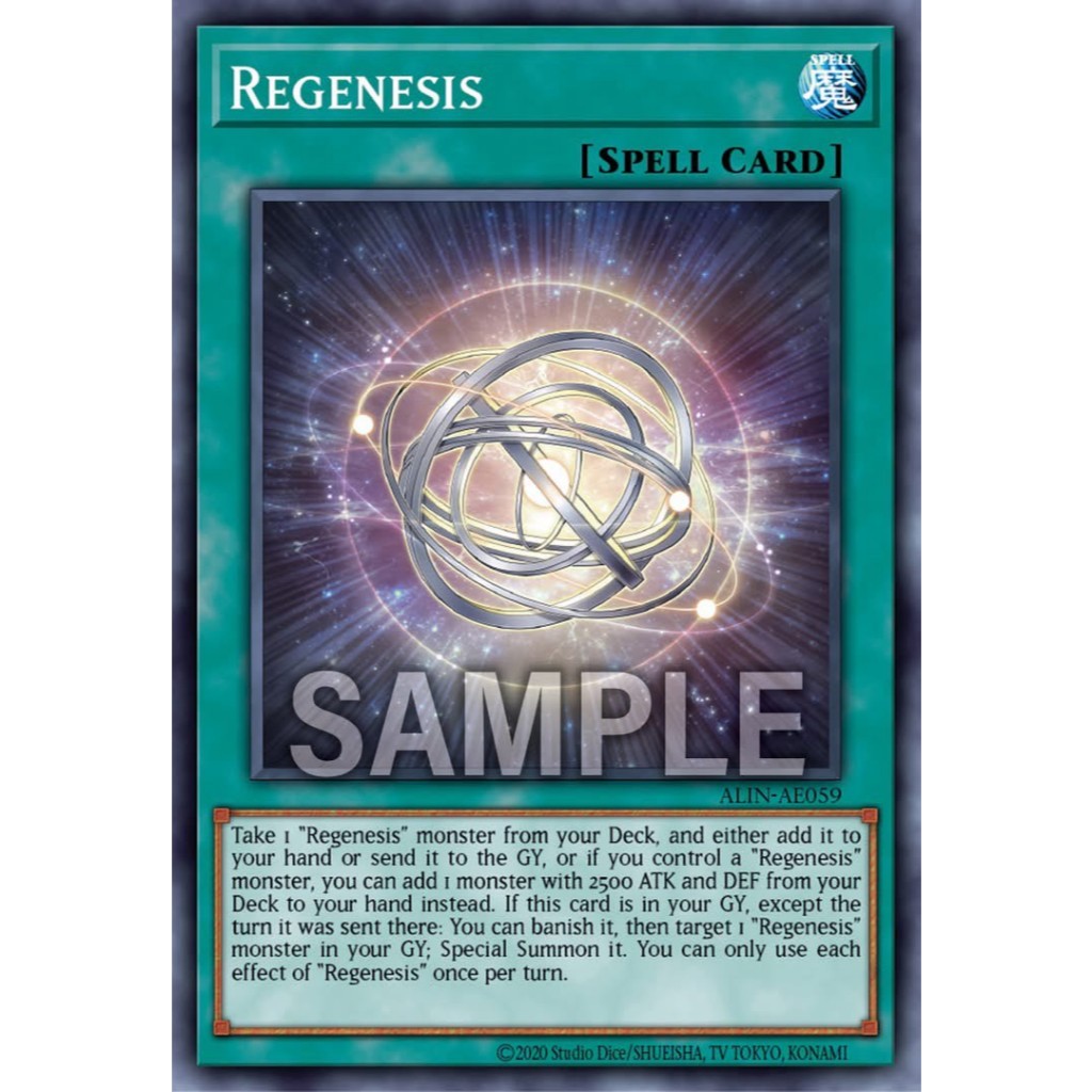 Yugioh Asia-Eng [ALIN-AE059] Regenesis (Common) การ์ดยูกิแท้ถูกลิขสิทธิ์