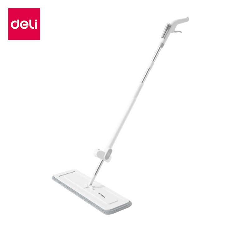 Deli ไม้ถูพื้นรีดน้ํา 2in1 ไม้ถูพื้นสเปรย์ ม็อบ แบบรีดน้ำ หมุน 360 องศา เก็บง่าย ด้ามจับยาว Spray Mo