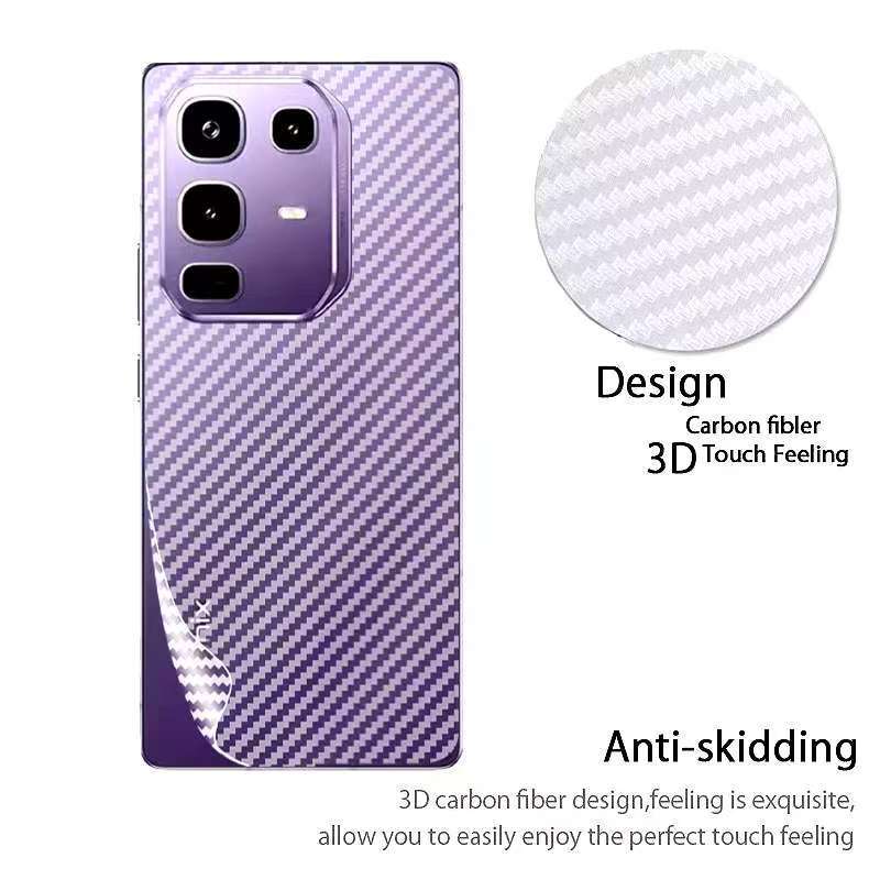 Infinix Note 50X 5G/Note 50S 5G/infinix Note50 4G/infinix Note 50 Pro 4G(ส่งในไทย)ฟิล์มหลังลายเคฟล่า