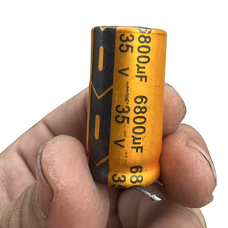 WUZHI AUDIO Original คาปาซิเตอร์ 35v 6800uf คาปาแอมจิ๋ว ตัวเก็บประจุออดิโอ อุปกรณ์เสริมแอมป์มินิ คาปา 35V