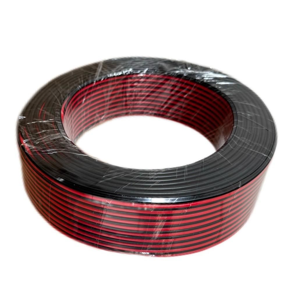ความยาว 60m. สายไฟ สายลำโพง ดำ แดง 2x0.5 speaker cable for Audio/pa/home 2x0.5mm - รูปที่ 4