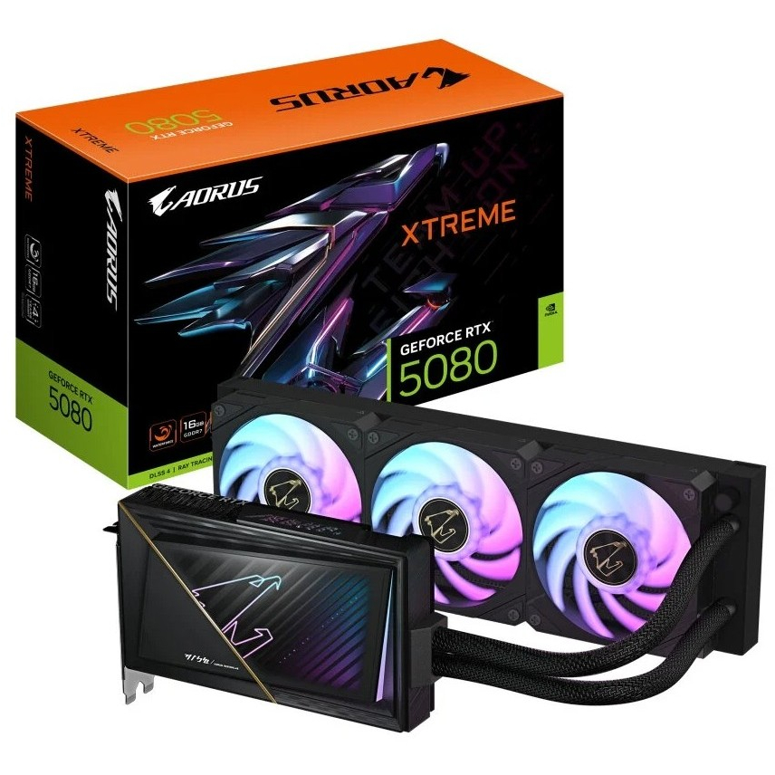GIGABYTE RTX5080 AORUS XTREME WATERFORECE 16GB GDDR7