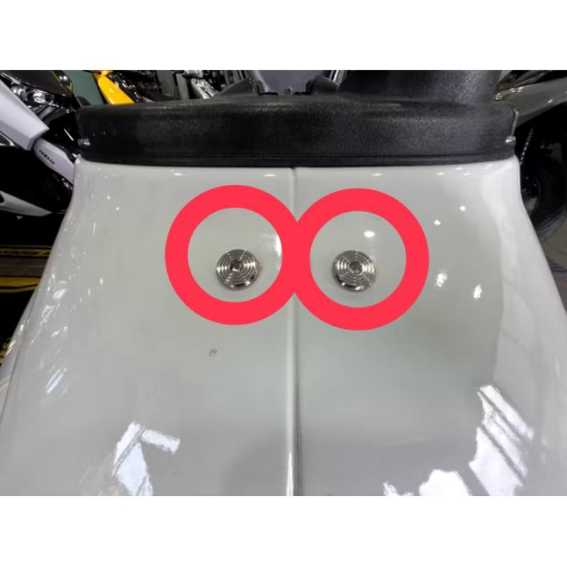 น๊อตกันตกเวสป้า/lamesta(ชุด2ตัว)สแตนเลสแท้