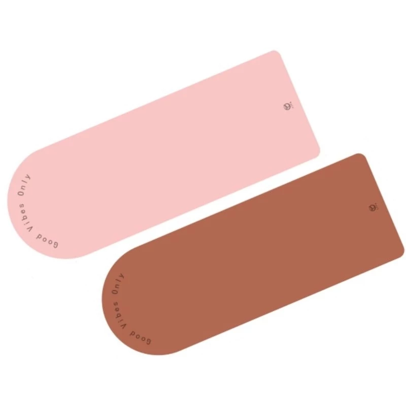 LIYAMAT-[แถมสายรัดเสื่อโยคะ]เสื่อออกกำลังกายสไตล์ minimal เสื่อโยคะ หนึบPremium PU+ Natural rubber
