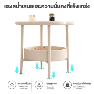 LP 🔥ราคาต่ำสุด🔥 โต๊ะข้างโซฟา 2ชั้น โต๊ะข้างเตียง ตู้ข้างโซฟา การออกแบบที่สร้างสรรค์ สไตล์มินิมอล