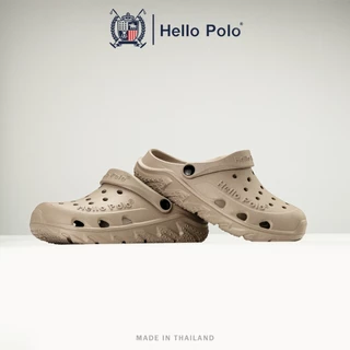 Hello Polo รองเท้าแตะหัวโต รองเท้ารัดส้น พื้นนิ่ม แฟชั่นผู้หญิง EVA น้ำหนักเบา สามารถตกแต่งติดตัวการ์ตูนได้ รุ่น HP8055