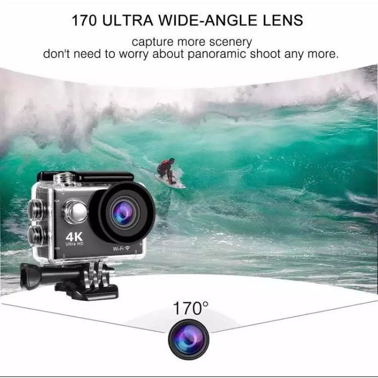 กล้อง Action Camera 4K Ultra HD DV จอ 2 นิ้ว thumbnail 7