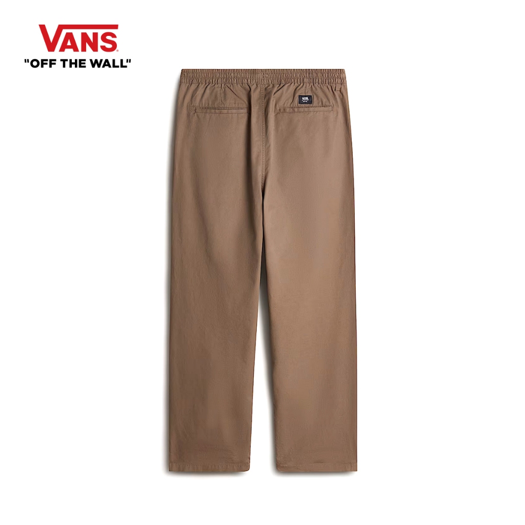 VANS RANGE BAGGY TAPERED ELASTIC WAIST PANT - CANTEEN กางเกง กางเกงแวนส์ ผู้ชาย