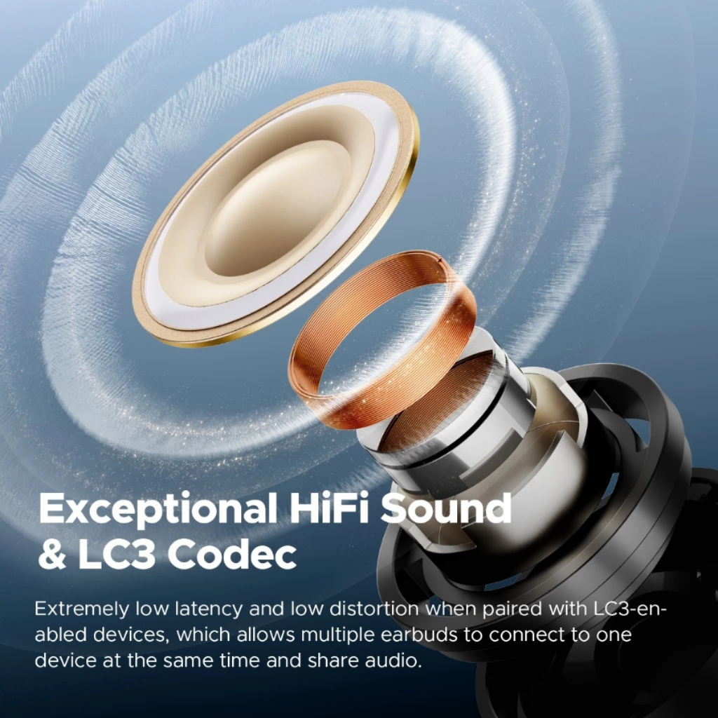 🇹🇭ประกันศูนย์ไทย 1 ปี SoundPEATS Air5 Pro / Air5 Lite / Air5 / Air4 หูฟังบลูทูธไร้สาย Hi-Res LDAC คุยชัด ตัดเสียงเงียบ
