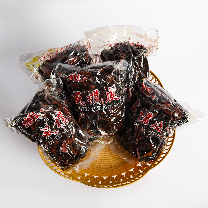 หนำเลี๊ยบเนื้อ,หนำบ๊วย ไร้เม็ด 榄皮 500g 1ลัง/บรรจุ ราคาส่ง สินค้าพร้อมส่ง