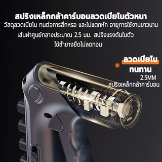 KEDU กริปเปอร์ นับอัจฉริยะ แรงจับ/แรงนิ้ว 2in1 บริหารมือ ออกกําลัง ปรับได้ ที่บีบมือ5-60kg hand grip