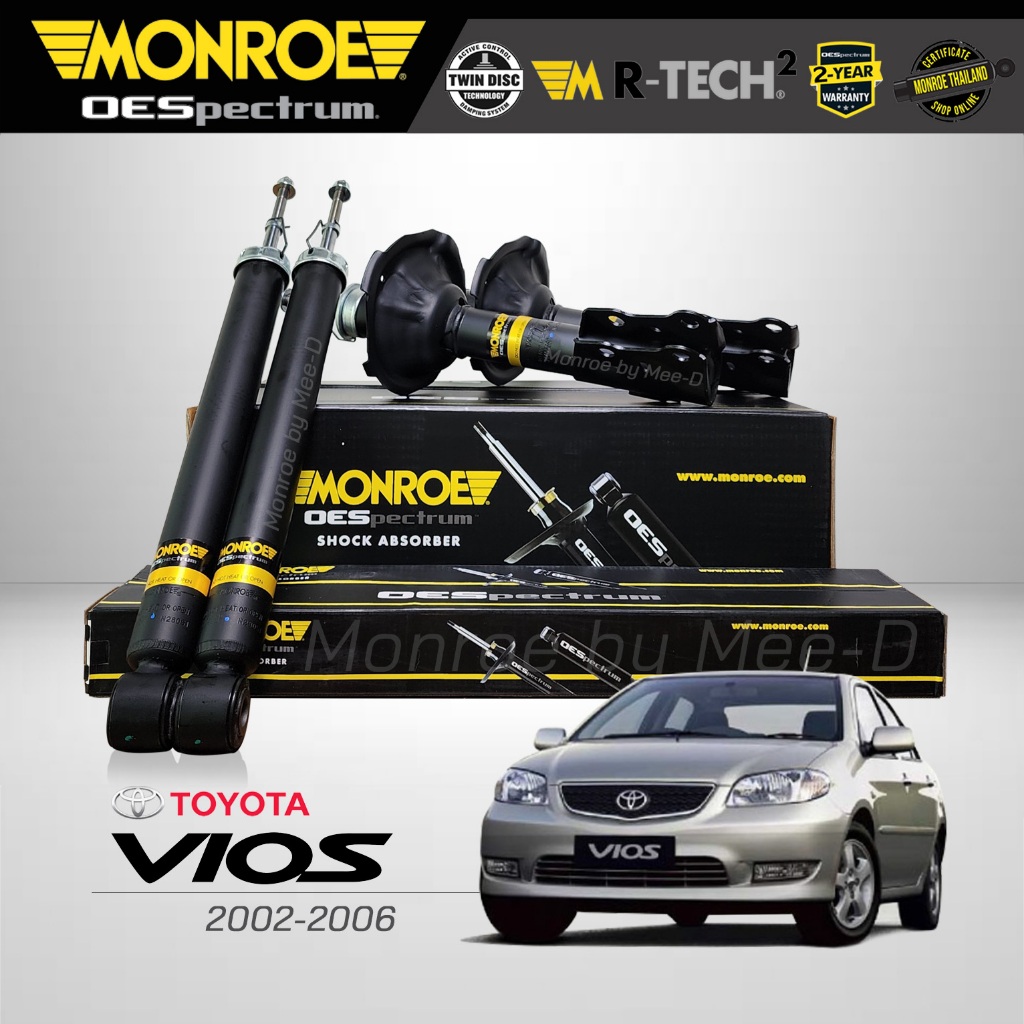 MONROE โช๊คอัพ TOYOTA VIOS วีออส (NCP42) ปี 2002-2006 รุ่น OESpectrum