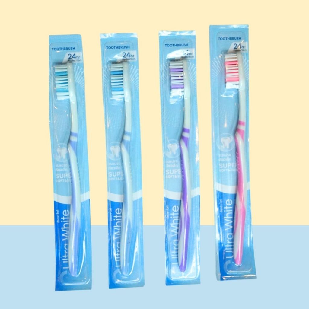 UltraWhite แปรงสีฟัน แปรงขนนุ่ม คุณภาพดี สุ่มสี1 ด้าม