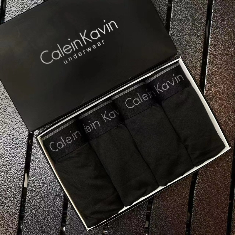 บอกเสื้อผู้ชาย กางเกงในผู้ชายเซ็ตสุดคุ้ม 1 กล่อง 4 ตัว 4 สี พร้อมกล้อง คุ้มๆผ้านุ่มใส่สบายระบายอากาศได้ดี​ พร้อมส่งในไทย