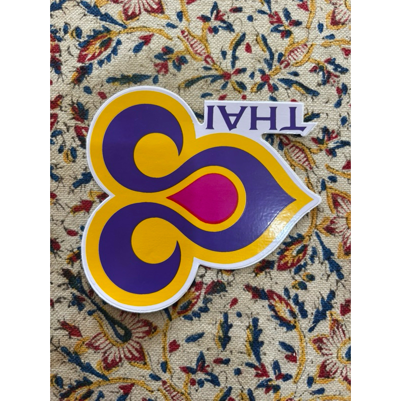สติกเกอร์การบินไทย THAI Airlines Airways Sticker Aircraft Sticker Thailand Boeing 747 พร้อมส่ง