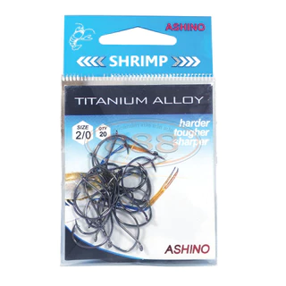 เบ็ดตกกุ้ง Ashino Titanium Alloy -S1 มีเบอร์ 2/0 1/0 1 2 3 4 Sports ออกกำลังกาย
