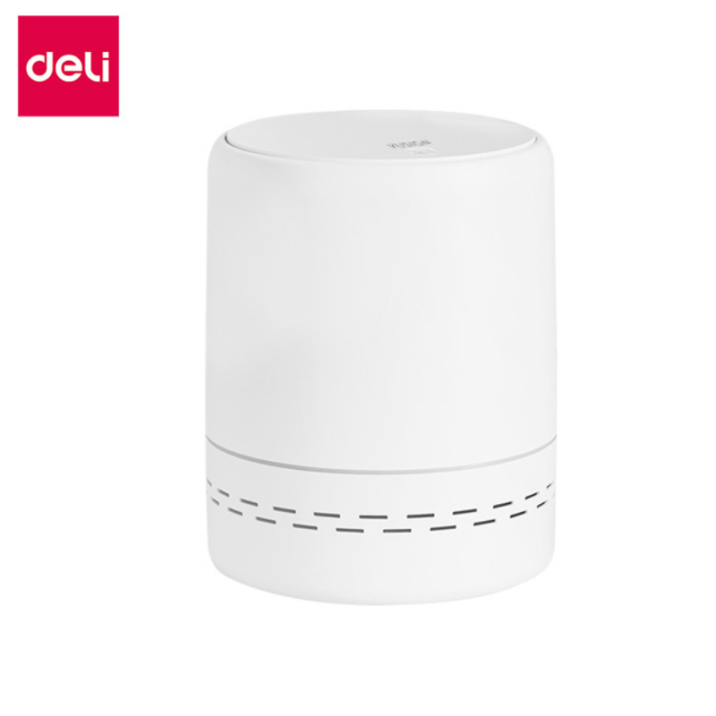 Deli ถังขยะอัตโยมัติ 12L ฝาเปิดแบบป๊อบอัพ ถังขยะทรงกลม ขนาดใหญ่ เหมาะสําหรับครัว