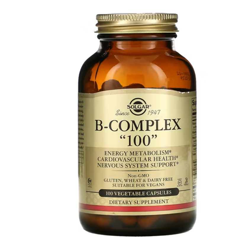 Solgar, B-Complex "100", 100 Vegetable Capsules