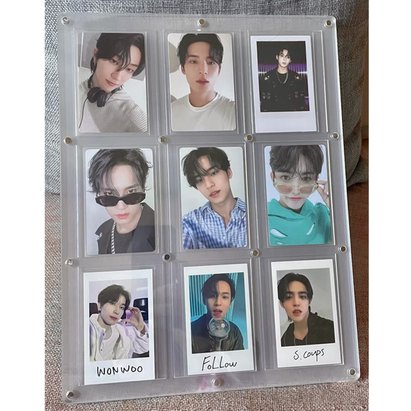 กรอบรูปอะคริลิค 1/4/6/9/12ช่อง กรอบรูป ใสและโปร่งใส กรอบรูป กันฝุ่น สามารถวางในแนวตั้งหรือแนวนอน - รูปที่ 4