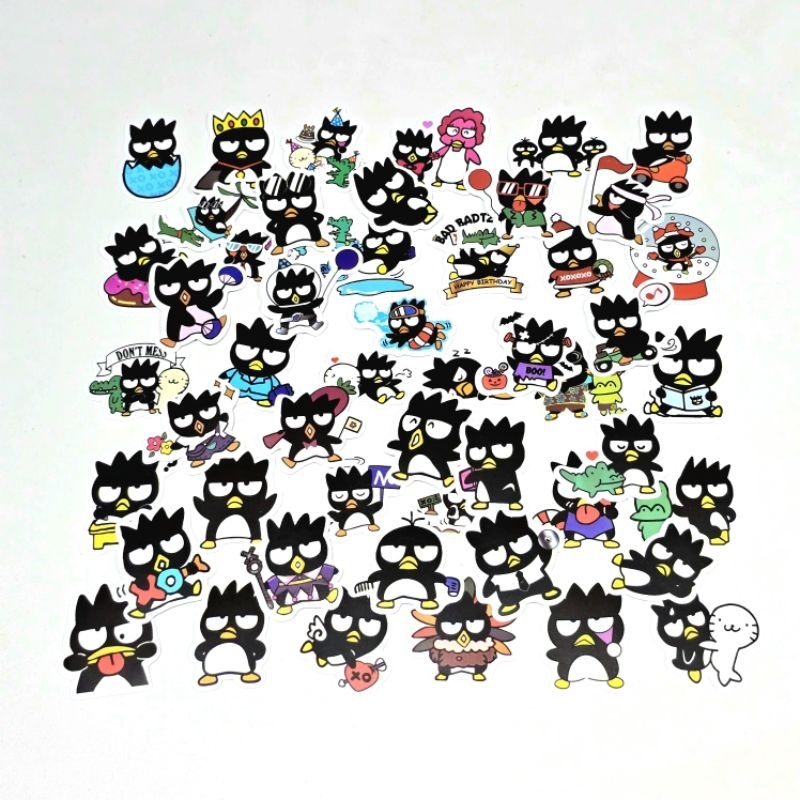สติ๊กเกอร์ แบดแบดมารุ Bad Badtz Maru Sanrio ติดแน่น กันน้ำ (50 ชิ้น) sticker - รูปที่ 7