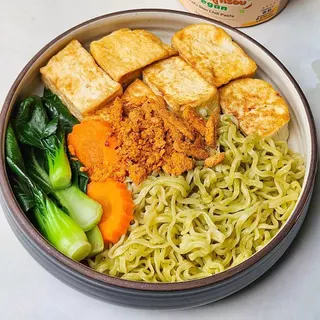 น้ำพริกฟองเต้าหู้กรอบ สูตรคลีน เจ/Vegan กรุบกรอบเคี้ยวเพลิน ไม่ใส่ผงชูรส/วัตถุกันเสีย