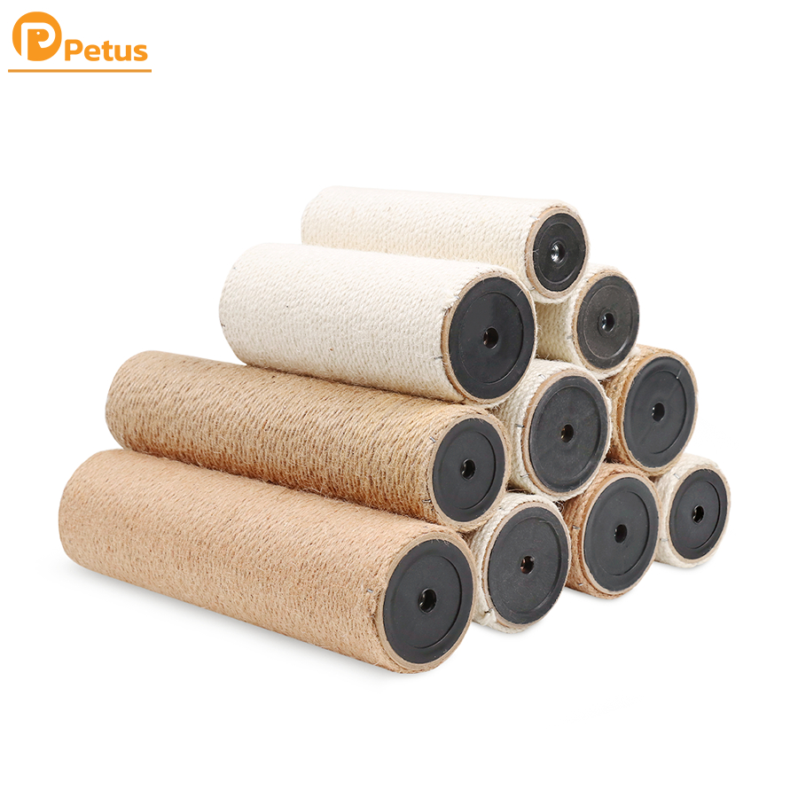 เสาลับเล็บ ที่ฝนเล็บแมว DIY มี 3 ขนาด 4 ความสูง แข็งแรง ไม่แถมน็อต สำหรับสัตว์เลี้ยง Petus pet