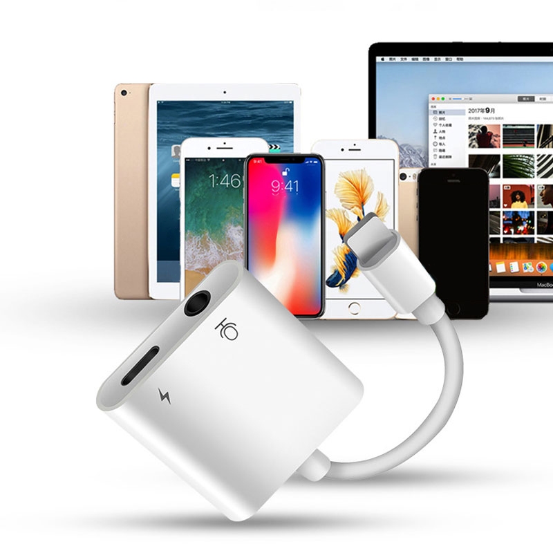 🔥ส่งจากไทย🔥อะแดปเตอร์หูฟัง Lightning ถึง 3.5 มม. ชาร์จเร็ว 2-in-1 - รูปที่ 2