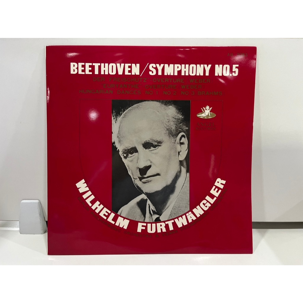 1LP Vinyl Records แผ่นเสียงไวนิล BEETHOVEN SYMPHONY NO.5 WILHELM FURTWANGLER AB 7086  (H5A73)