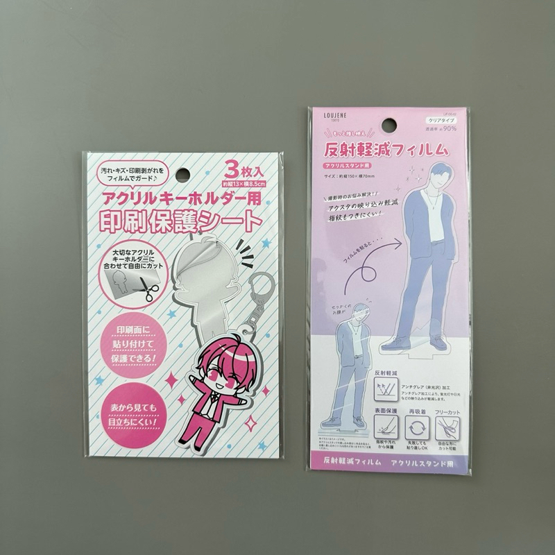 [พร้อมส่งในไทย] ฟิล์มกันรอย และ ฟิล์มช่วยลดแสงสะท้อน สแตน/พวงกุญแจอะคริลิค ของแท้ 100% จากญี่ปุ่น