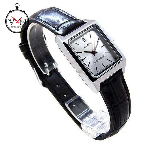 Casio Standard นาฬิกาข้อมือผู้หญิงคาสิโอ สายหนังแท้ รุ่น LTP-V007L-7E1UDF, LTP-V007L-7E1, LTP-V007L