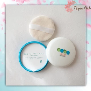 Shiseido Baby powder ชิเซโด้ เบบี้พาวเดอร์ แป้งพัฟ แป้งเด็ก แป้งฝุ่นอัดแข็ง นำเข้าจากญี่ปุ่น