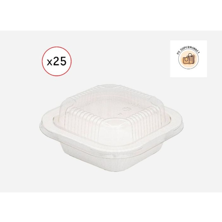 ซุปเปอร์เซฟ ถาดกระดาษเหลี่ยมซุปเปอร์เซฟ เบอร์ S010 270มล. x 25 ถาดกระดาษ ถาดกระดาษใส่อาหาร