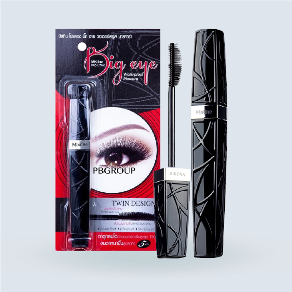 Mistine Pro Long Big Eye Mascara มิสทิน โปร ลอง บิ๊ก อาย วอเตอร์พรูฟ มาสคาร่า (4g) หมดอายุปี2028 ใหม่ล่าสุดค่ะ