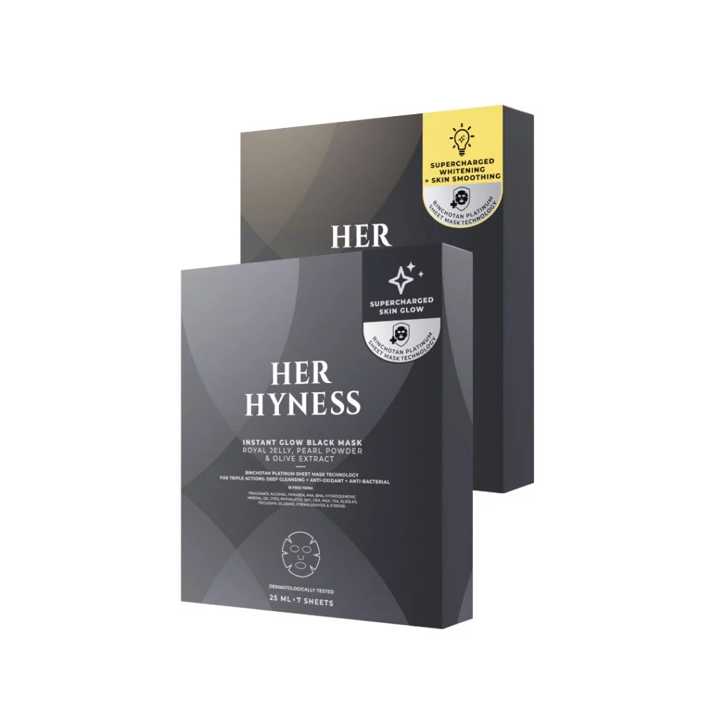 HER HYNESS BLACK MASK BOX DUO มาส์กดำ 2 กล่อง thumbnail 7
