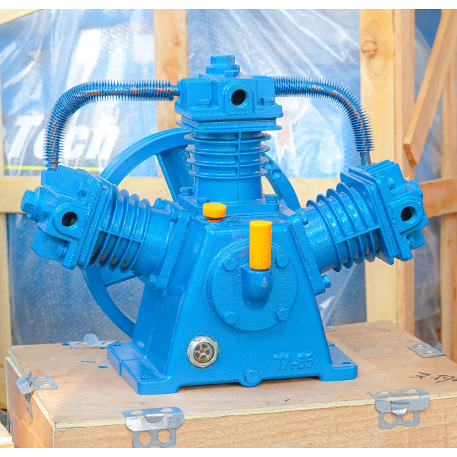 ฺBRAVO หัวสูบปั้มลม 3 สูบ หัวสูบ แบบ TA หัวสูบ TA 65 มิล 3 สูบ TA65*3 สินค้าพร้อมส่งมีการรับประกันกา