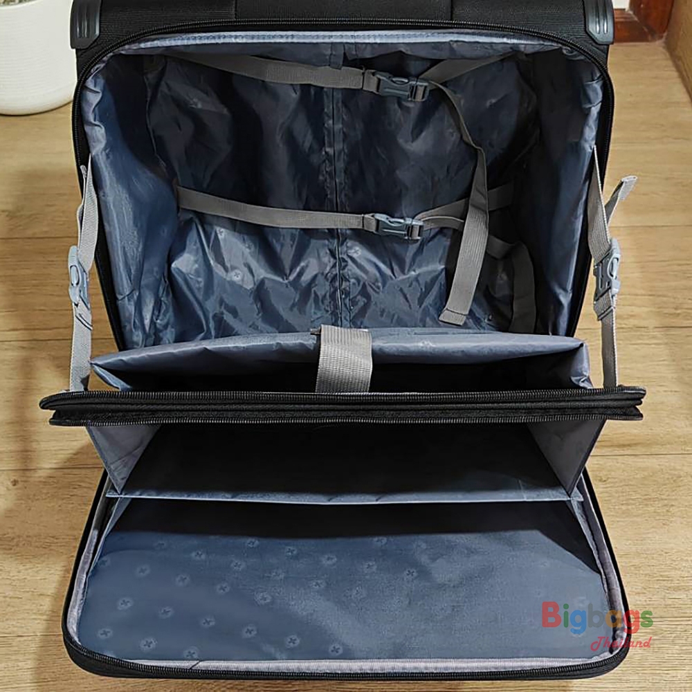 Swiss saint2009 กระเป๋าเดินทาง กระเป๋าล้อลาก กระเป๋าโน๊ตบุ๊ค คอมพิวเตอร์ แลปทอป ใส่เอกสาร ใส่เสื้อผ้า 18 นิ้ว รุ่น S1913 - รูปที่ 6