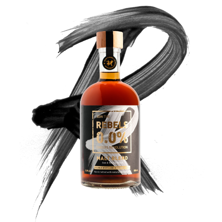 MALT BLEND (alcohol-free Whiskey) 500ml, REBELS 0.0% / บิตเตอร์อาเปอริทิโว (ทางเลือกของคัมพารีแบบไม่