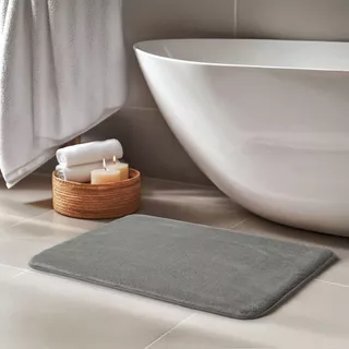 REM13 พรมเช็ดเท้า Memory Foam 60x40 ซม. หนาพิเศษ 3.5 ซม. ซับน้ำดี แห้งไว กันลื่น นุ่มสบายเท้า