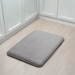 REM13 พรมเช็ดเท้า Memory Foam 60x40 ซม. หนาพิเศษ 3.5 ซม. ซับน้ำดี แห้งไว กันลื่น นุ่มสบายเท้า