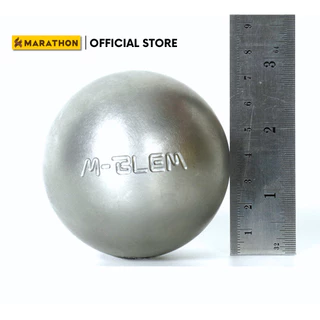 MARATHON เปตอง M-BLEM/ INOX PETANQUE BALL รุ่นเอ็ม-เบลม เปตองสแตนเลสเงิน กระชับติดมือ เปตองพรีเมี่ยม